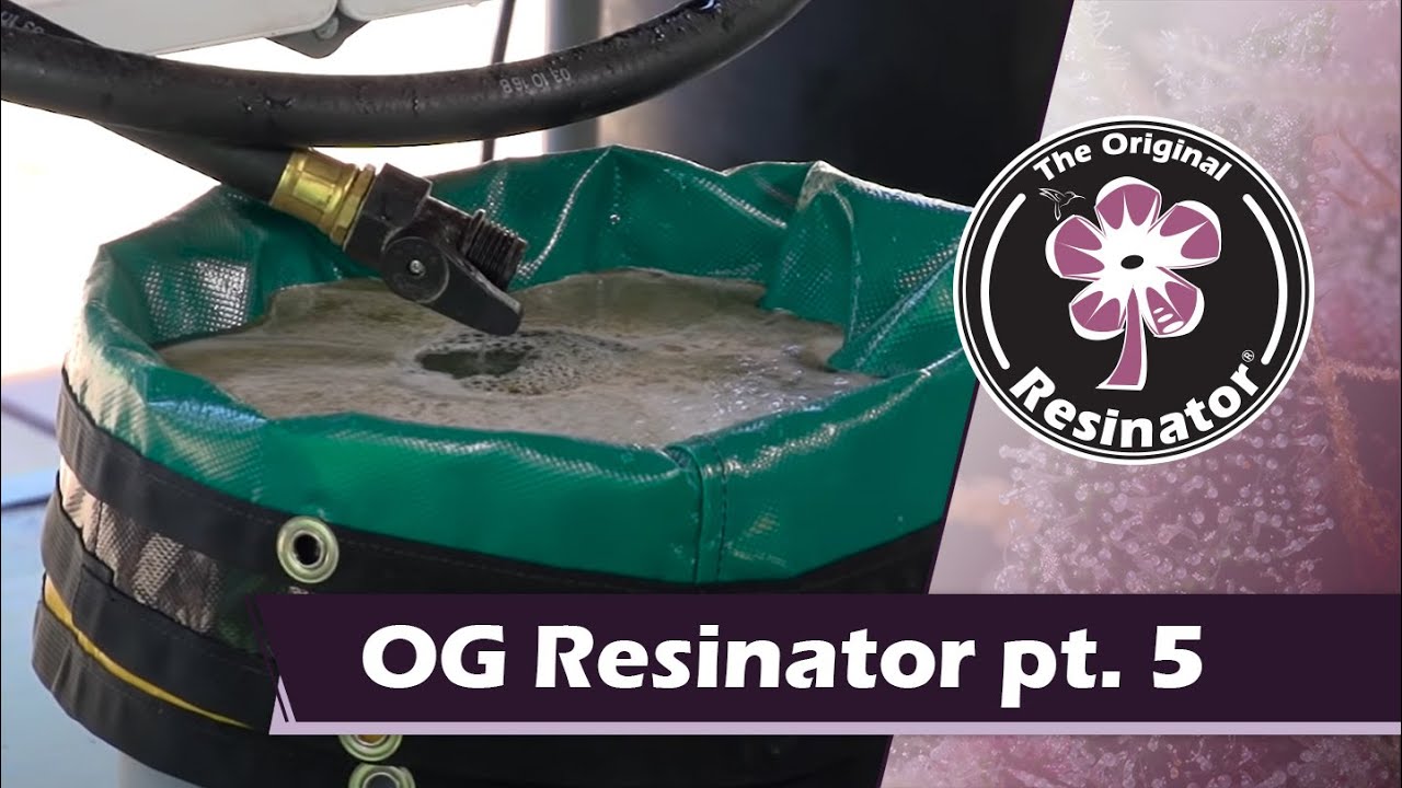 How The Original Resinator OG Extracts Kief Dry Sift and Bubble Hash - Part 5 of 6 (Wet or Dry)