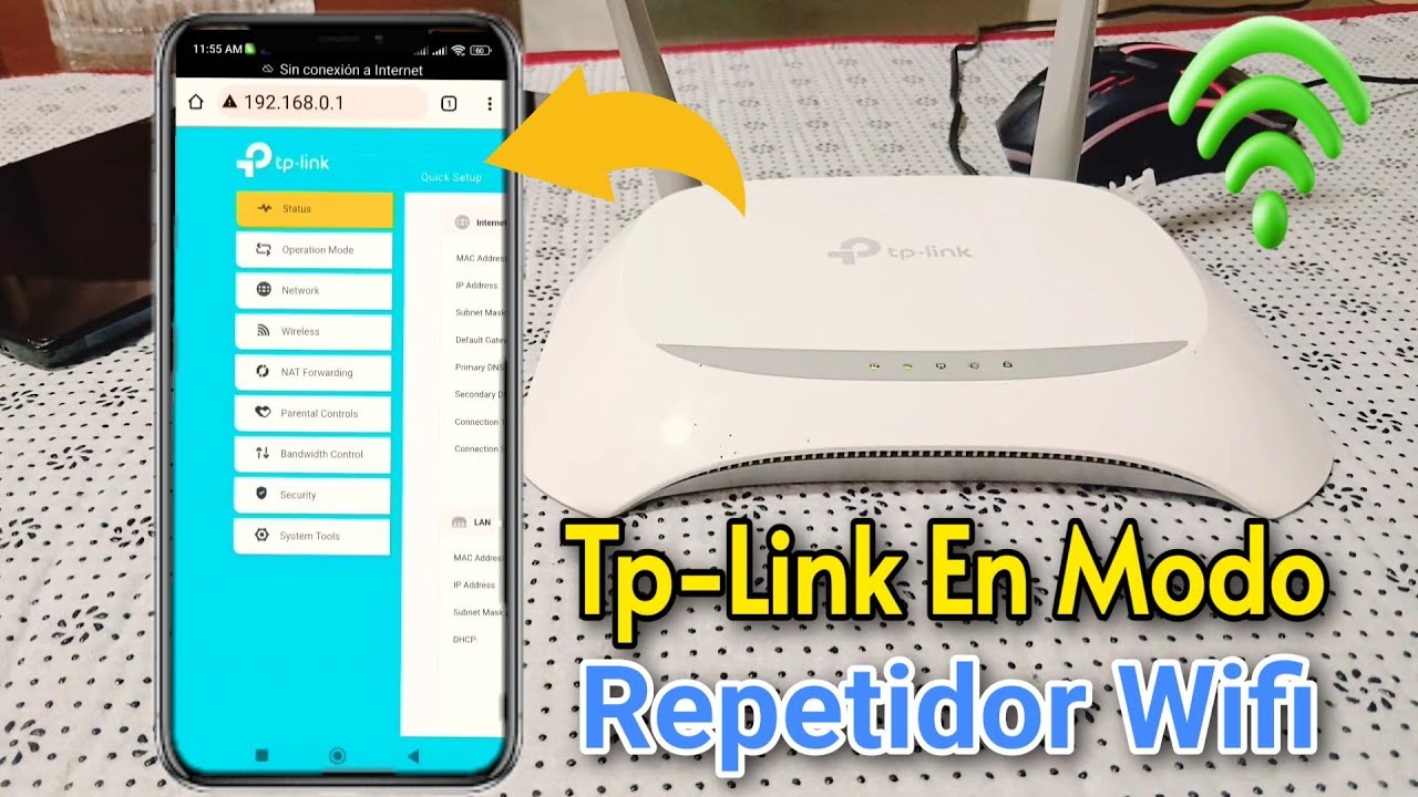 Configurar Router TP-LINK en Modo Repetidor Wifi (TL-WR850N)
