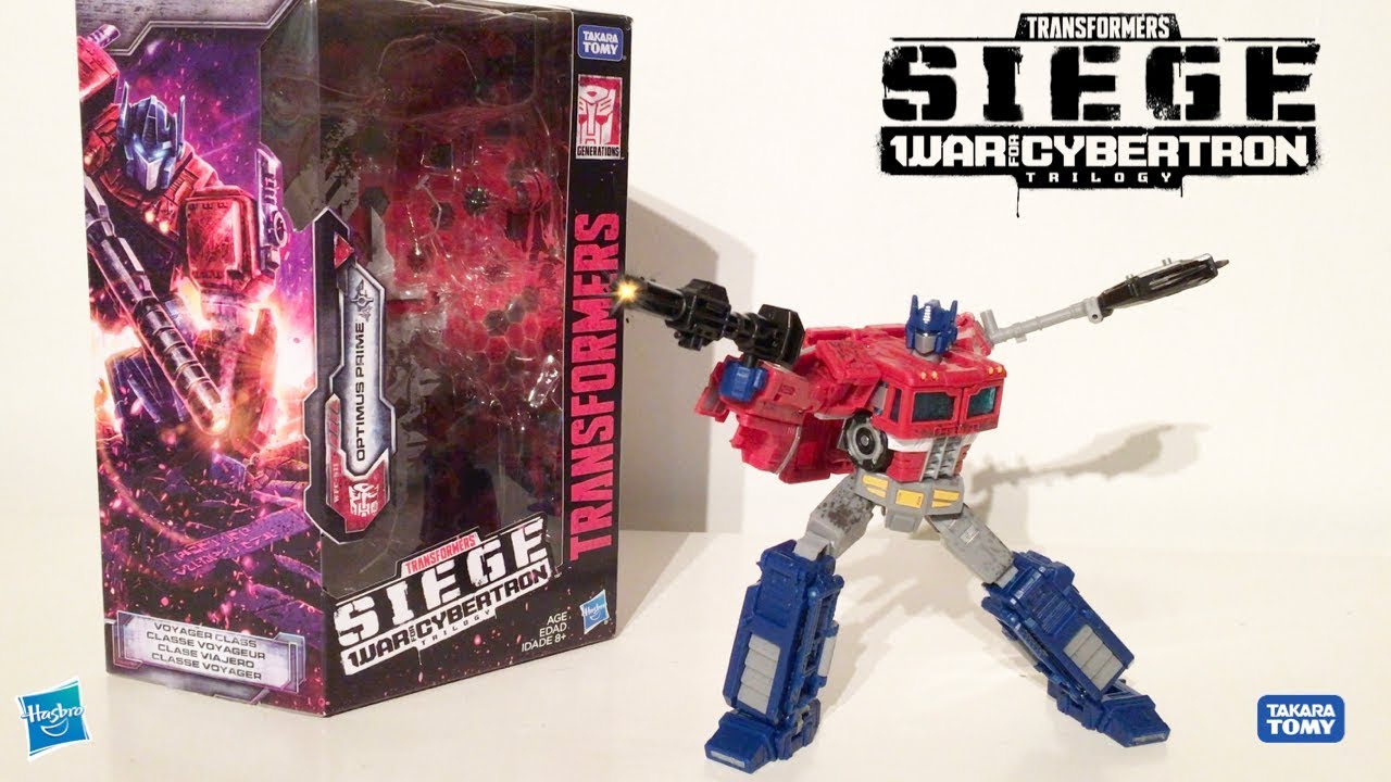 Transformers War For Cybertron: Siege Voyager Class Optimus Prime