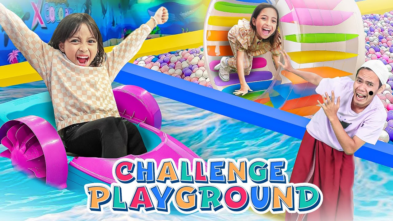 24 JAM MAIN DI COCOLAND! LEIKA & TOMPEL SAMPE GULING-GULING KETAWA NGAKAK! 😂🎠