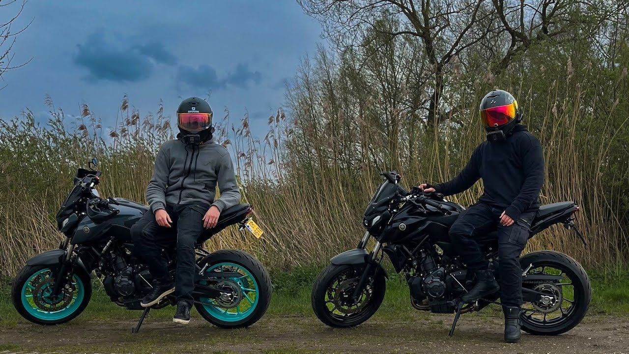 Eerste Motor Duovlog 2024 | DUO VLOG | YAMAHA MT-07 | 4K ULTRA HD | BIKEBRO'S