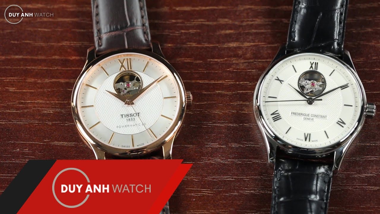 SO SÁNH FREDERIQUE CONSTANT FC-310MS5B6 VÀ TISSOT TRADITION T063.907.36.038.00