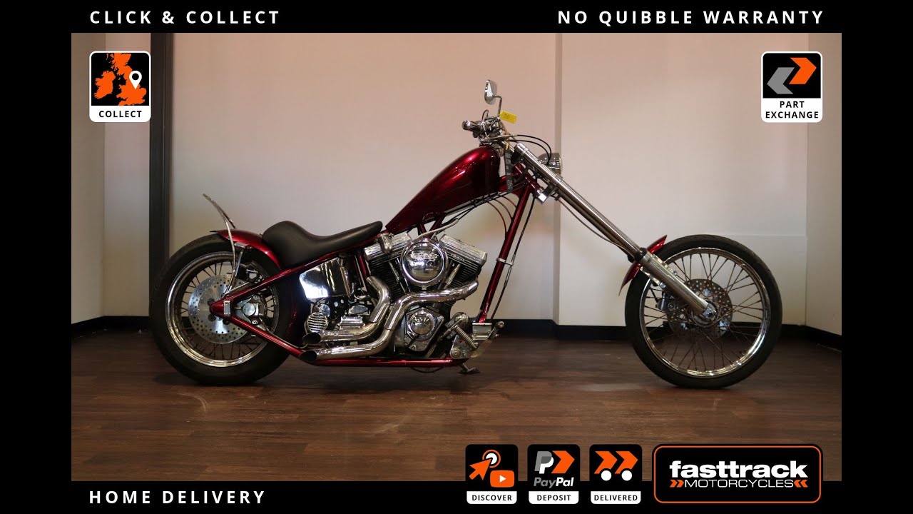 REVTECH HARDCORE II CUSTOM CHOPPER WALK AROUND VIDEO TOUR AND START UP