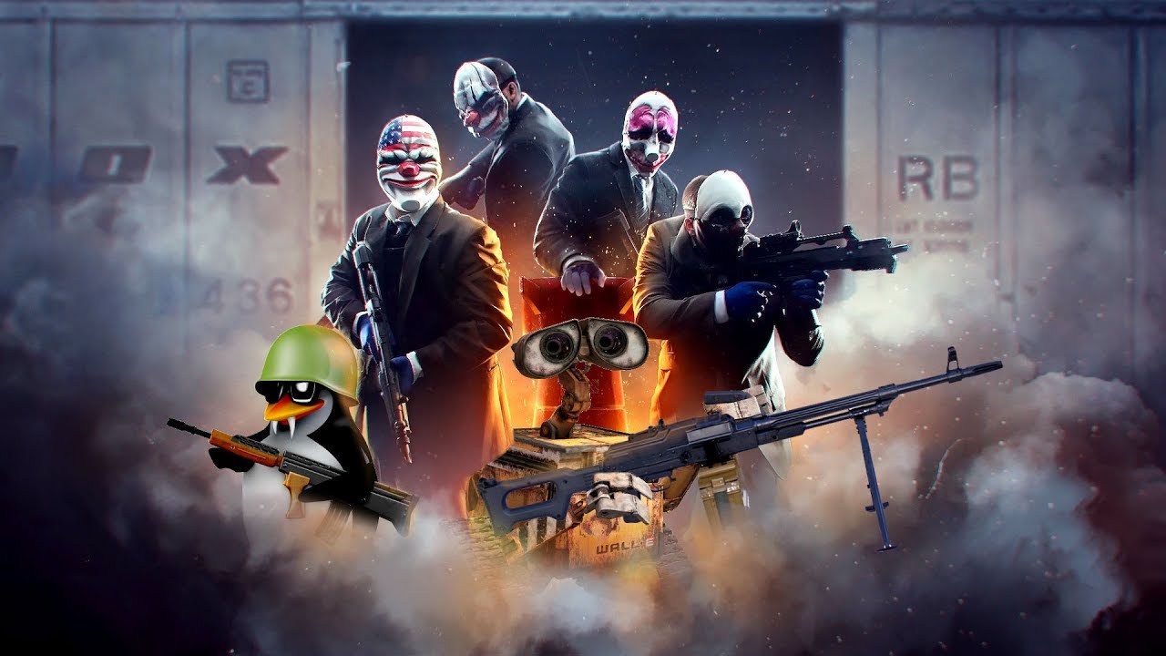 Стрим - Бот и Пингвин в Payday 2