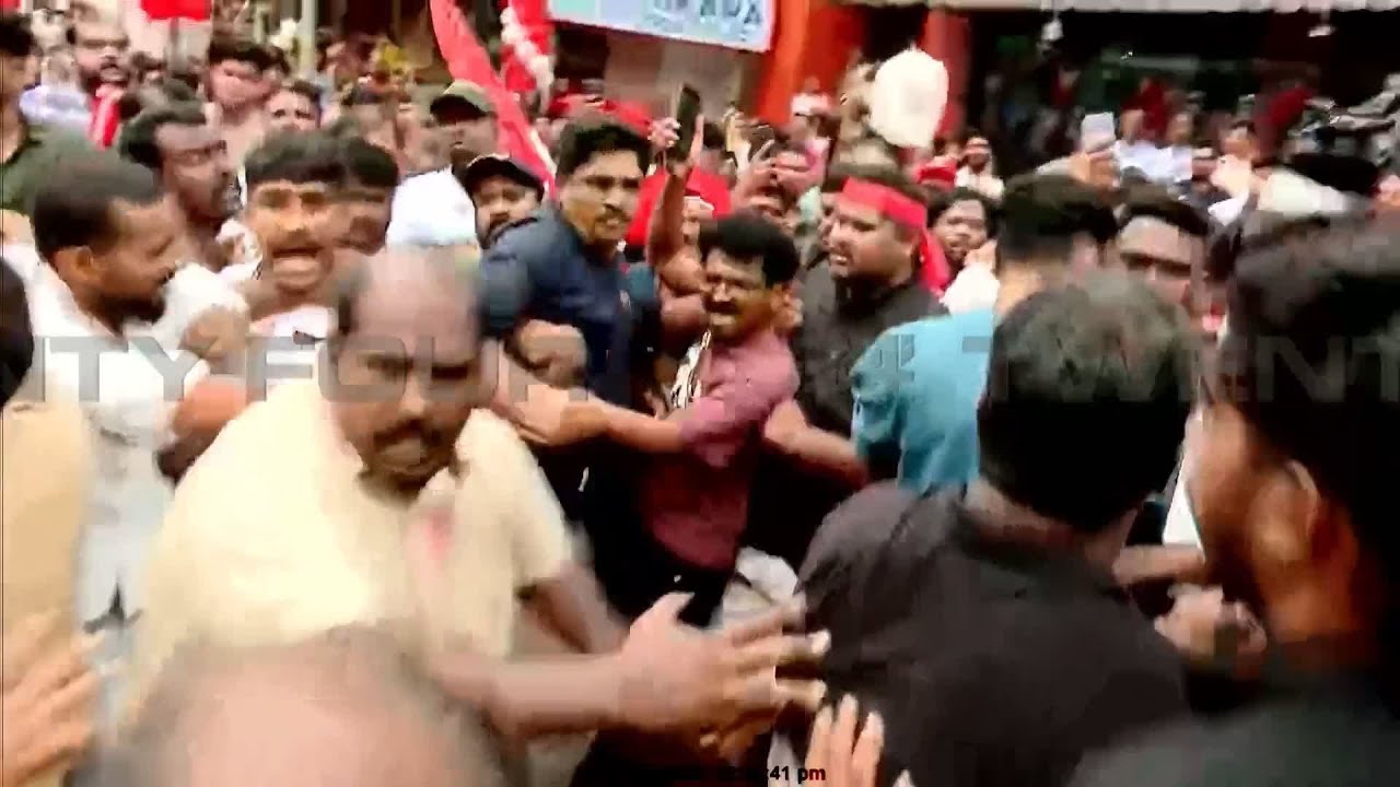 നിലമ്പൂരിൽ  LDF-UDF പ്രവർത്തകർ തമ്മിൽ ഏറ്റുമുട്ടൽ | Nilambur By Election