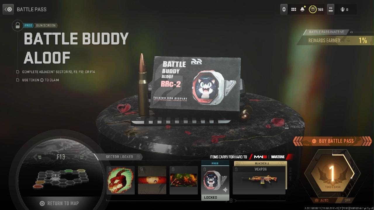Cod warzone 2.0 black cat battle buddy aloof