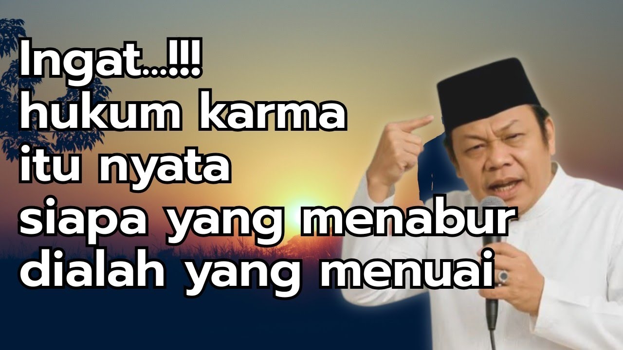 TAUSIYAH KH ZAINUDDIN MZ || HUKUM KARMA ITU NYATA BERHATI HATILAH SAAT BERUCAP DAN BERBUAT