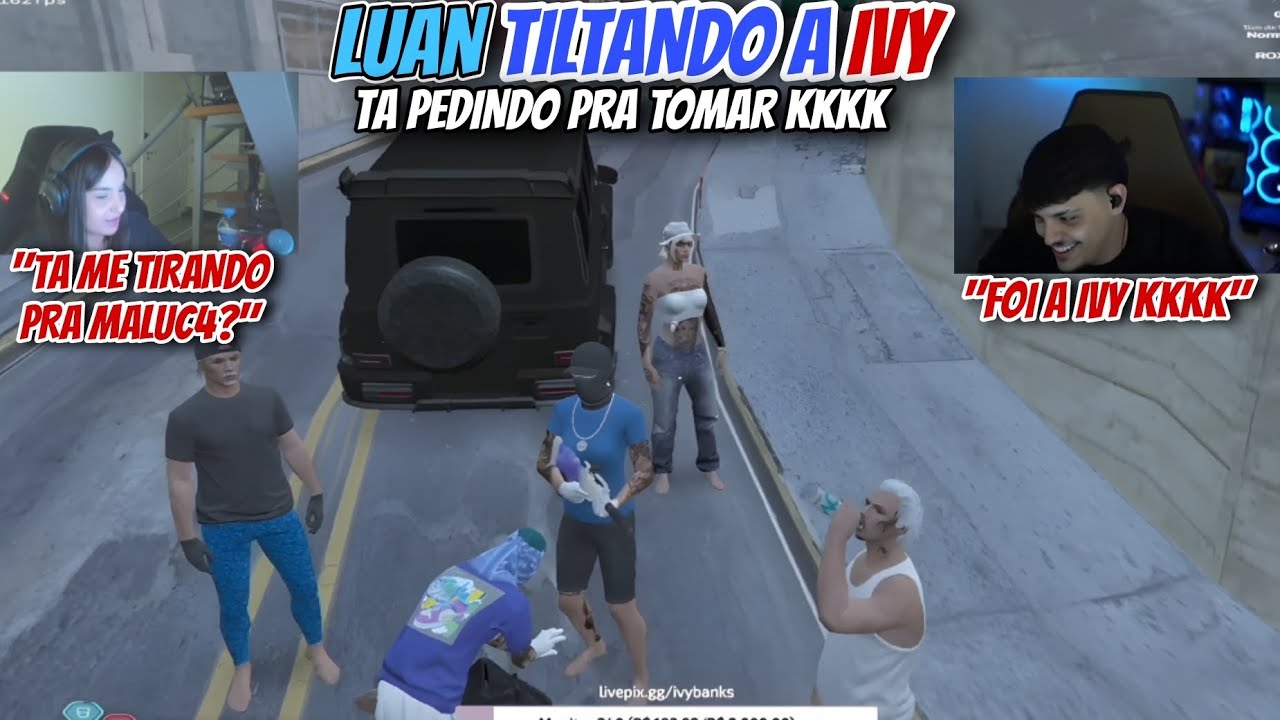 IVY FICANDO TILTADA COM O LUAN FALANDO ISSO! KKKKKKK