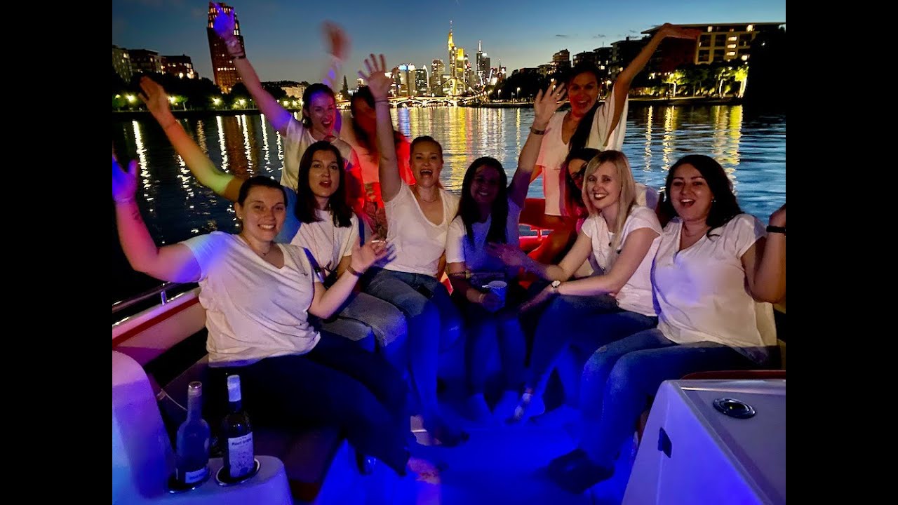 JGA Frankfurt Aktivität I Frankfurt´s Partyboot mit Captain Franky