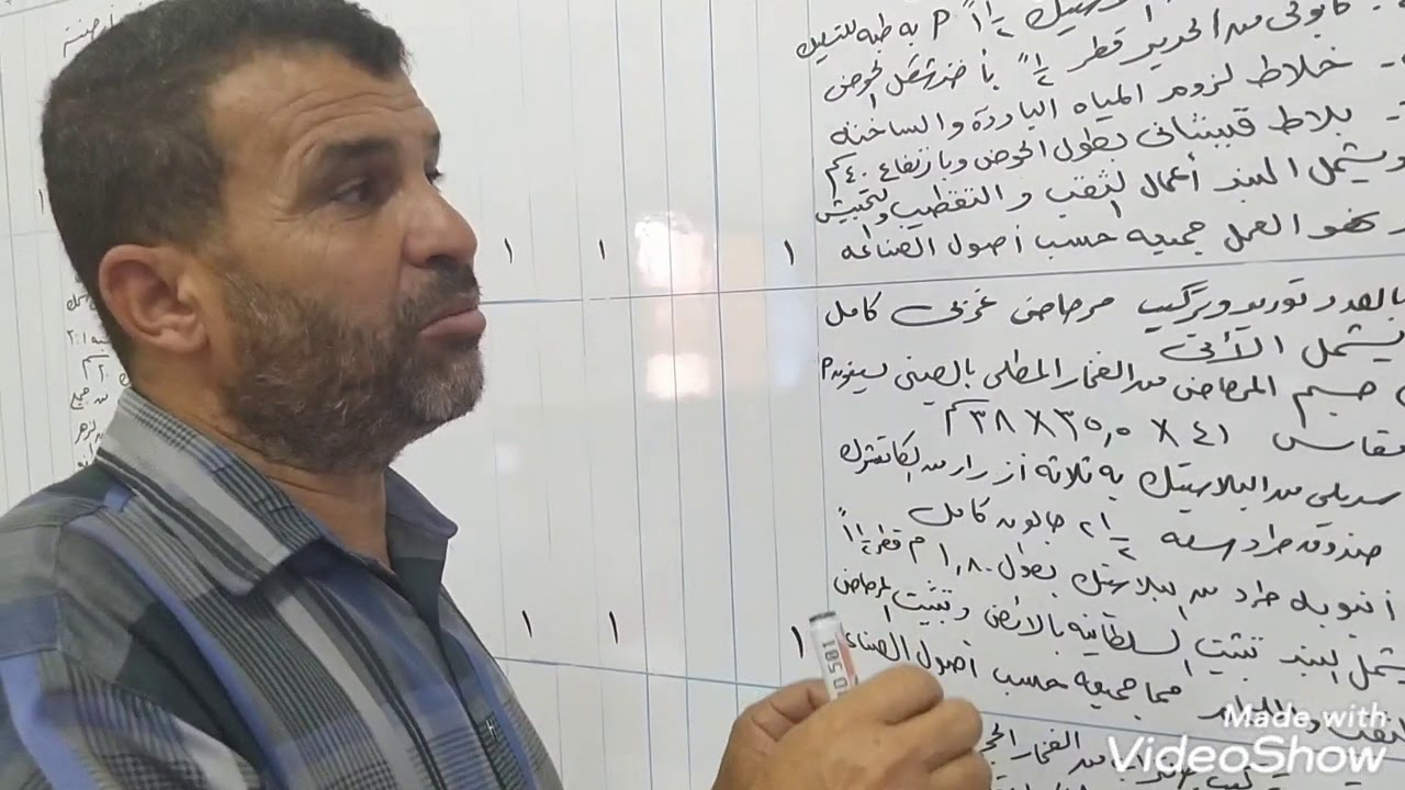 المقايسة الاولى دوره مياه فى مبنى دور واحد ( حساب المقايسة الابتدائية)
