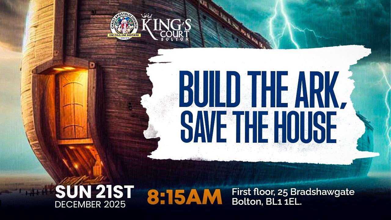 SUNDAY SERVICE| BUILD THE ARK, SAVE THE HOUSE
