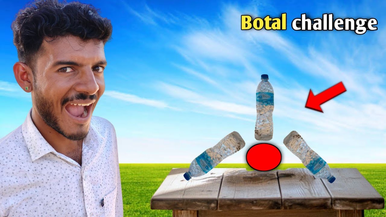 Stand the bottle upright challenge 🔥|Dangerous punishments😈 | बोतल को घूमाकर सीधा खड़ा करो