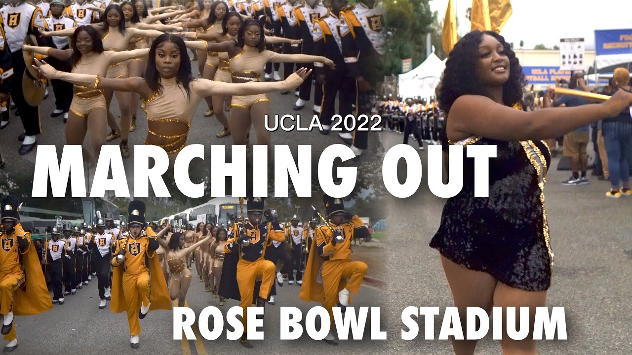 Alabama State University | Marching Out Rose Bowl Stadium | UCLA 2022