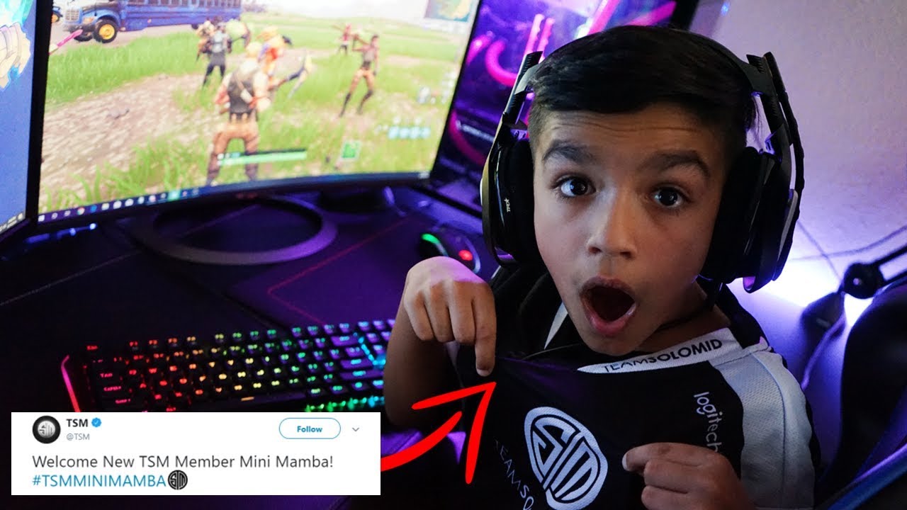This Little 10 Year Old Kid Is TSM *Newest* Member! (Meet TSM Mini Mamba)