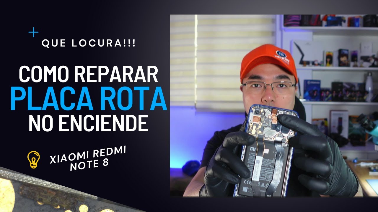 Aprende a Reparar Celular Xiaomi Redmi Note 8 en Corto No Enciende No Carga Placa Partida