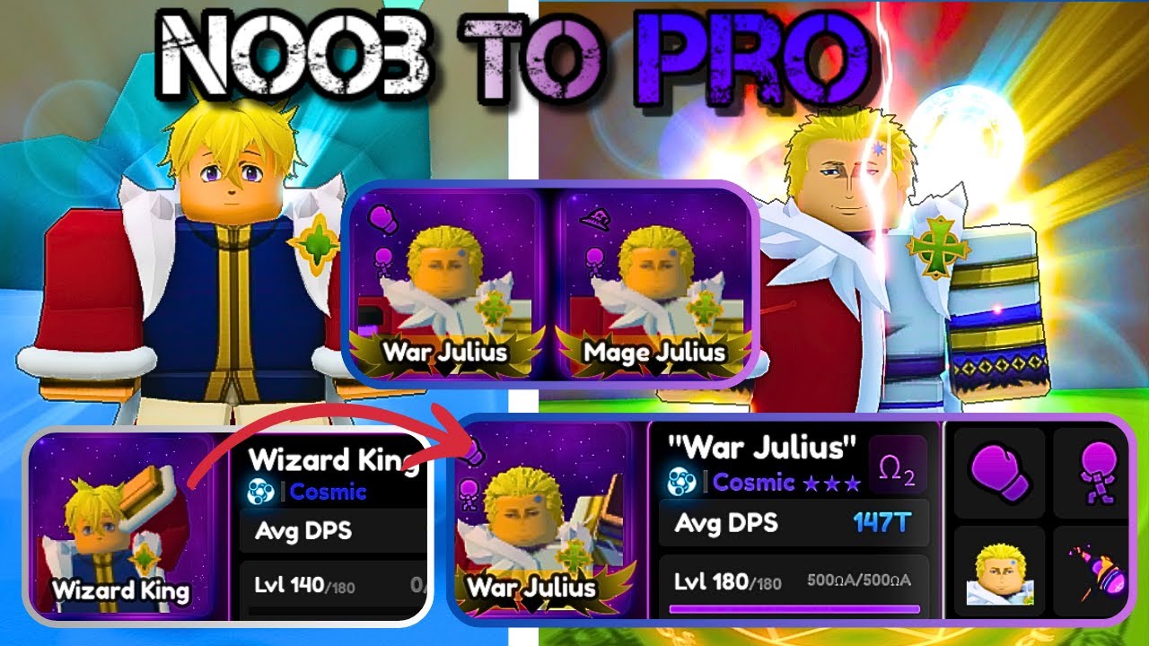 🏆🔥 Noob To Pro Wizard King 🔥🏆 | Anime Champions🚀🌌