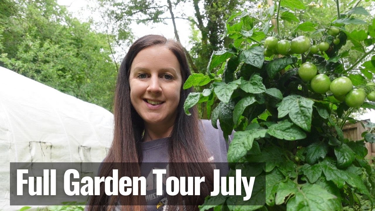 Full Garden Tour July | Polytunnel & Vegetable Garden Tour