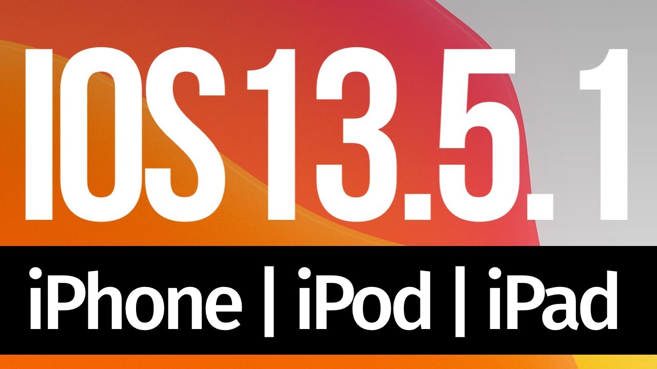 How to Update to iOS 13.5.1 - iPhone iPad iPod