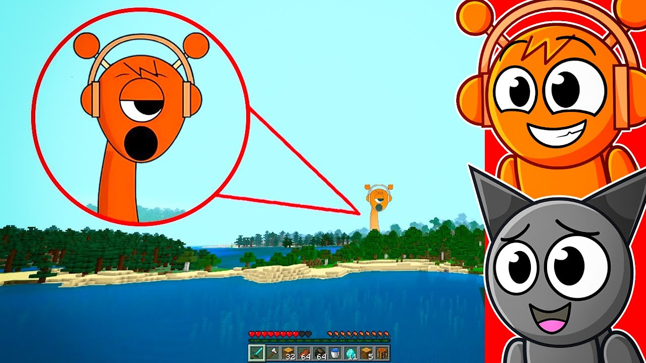 Reacting to NEW Sprunki Oren Phase 8 FOUND in Minecraft!