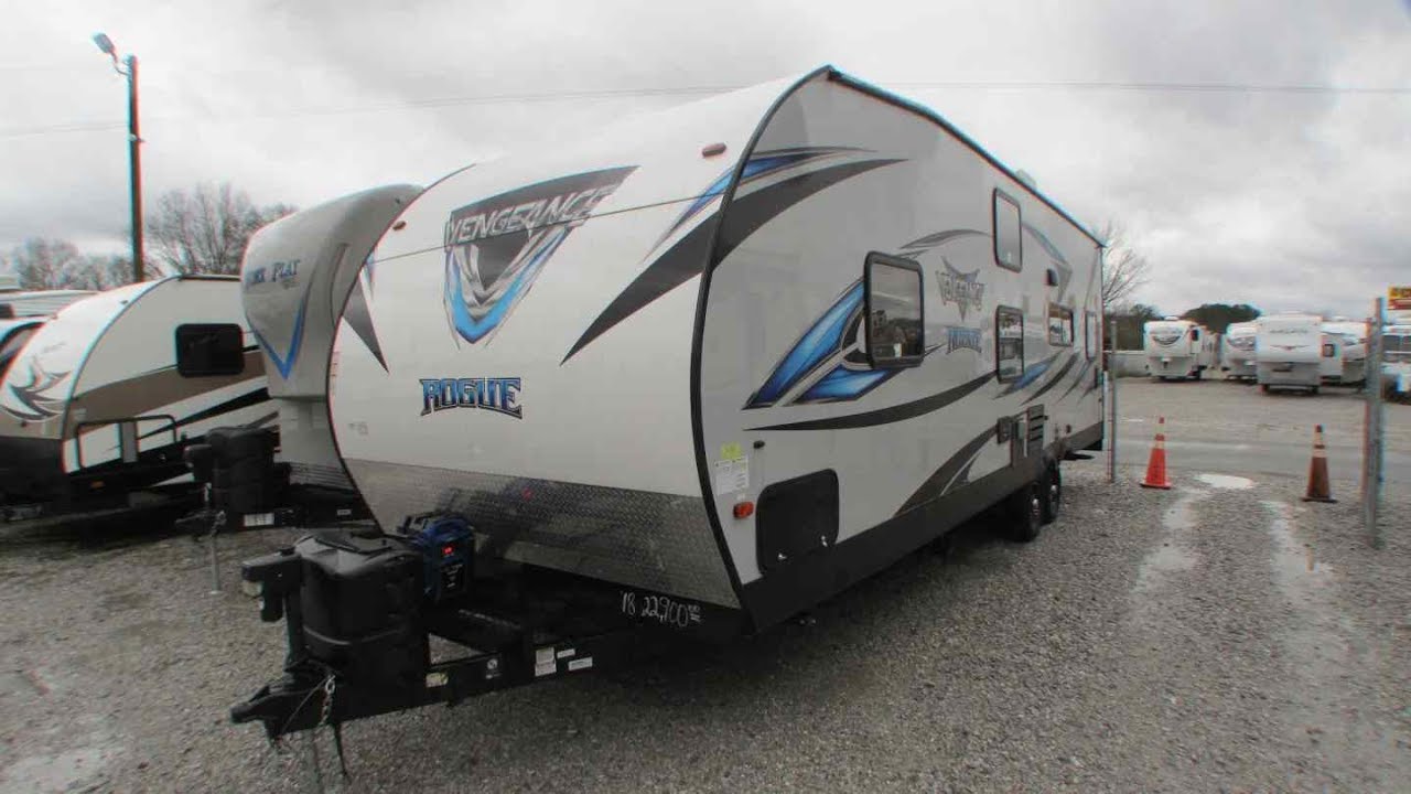 SOLD! 2018 Forest River Vengeance Rouge 28V Toyhauler, Fuel Station, Save$$$ $22,900