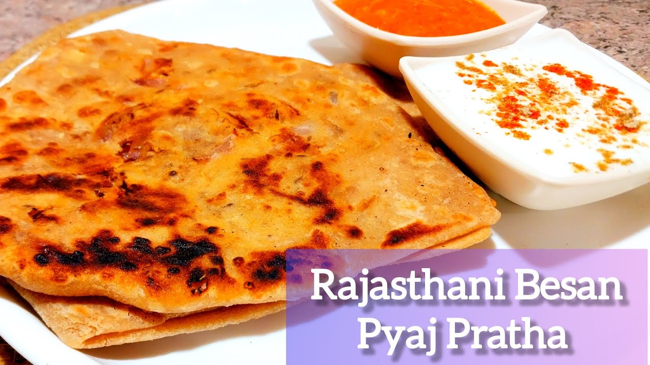 क्या आपने भी इसे कभी बनाया है │राजस्थानी बेसन प्याज पराठा │#besanparatha #mostpopular 