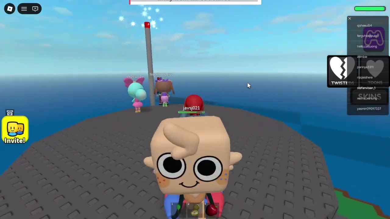 ma joc roblox si sunt pe o insula foarte mare