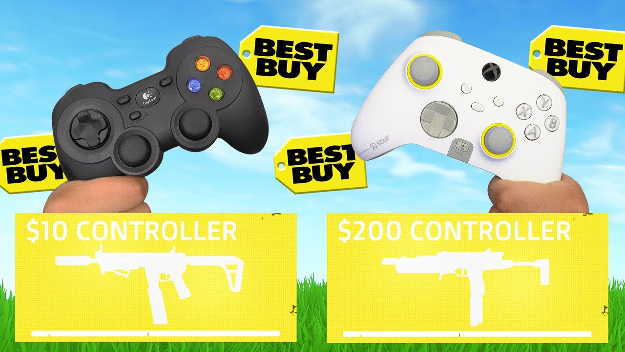 I Won Warzone on $10 vs $200 Best Buy Controllers