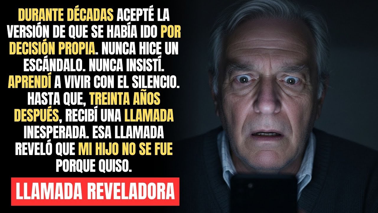 Mi hijo desapareció hace treinta años… y una llamada reciente lo cambió todo