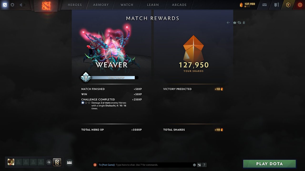 Weaver MID : DotA 2, Gaurdian Bracket