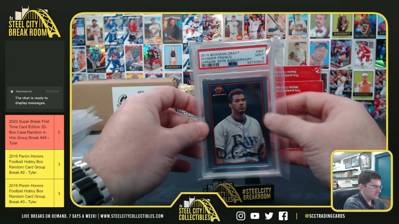 2020 Super Break First Time Card Edition 20-Box Case Random 4-Hits Group Break #48 - Tyler