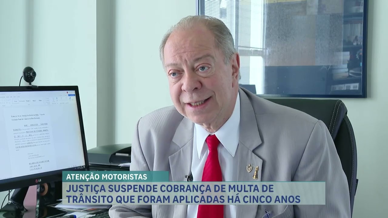 Justi&ccedil;a suspende cobran&ccedil;a de multa de tr&acirc;nsito que foi aplicada h&aacute; cinco anos em BH