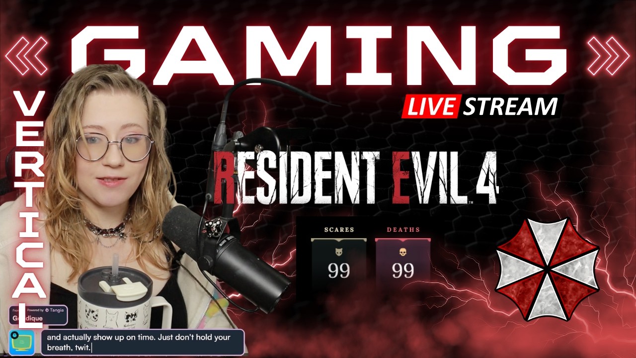 First Playthrough of RE4 LIVE (Vertical Mobile View) [chapters 12-16]