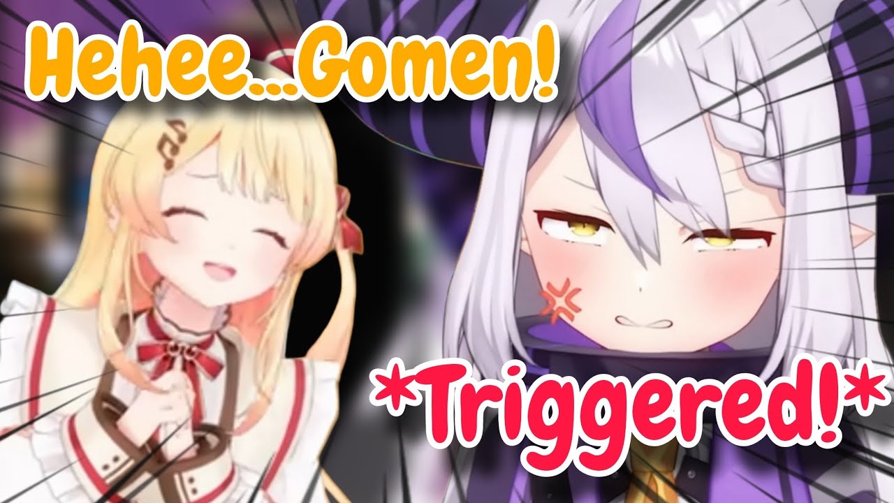 Laplus suddenly *Slammed* her desk after talking about Kanade inviting her to collab! [Hololive]