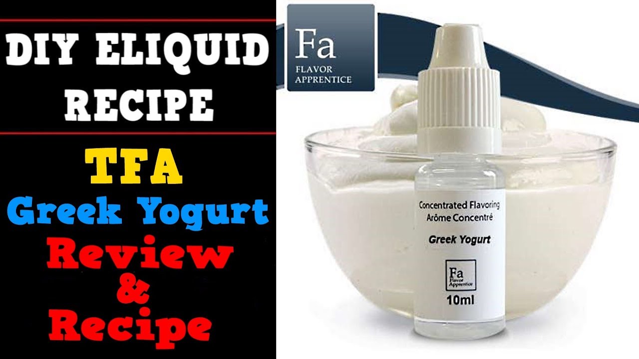 Greek Yogurt TFA &ndash; Review & Recipe (+ Spectrometry Analysis from Flavor Apprentice)