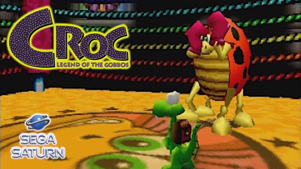 Croc Legend of the Gobbos [Saturn] 100% - Level 1-B2 Fight Night With Flibby