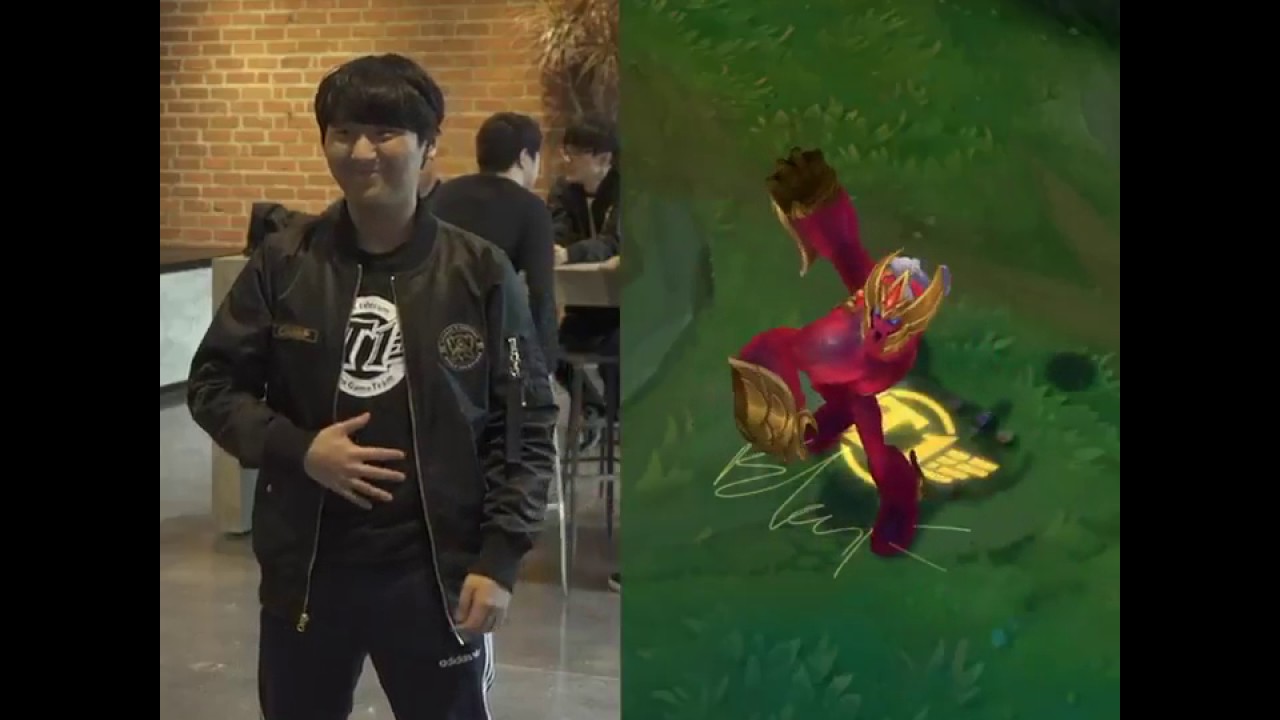 SKT Recall Reference (SKT Jhin, Syndra, Ekko, Nami, Zac and Olaf)