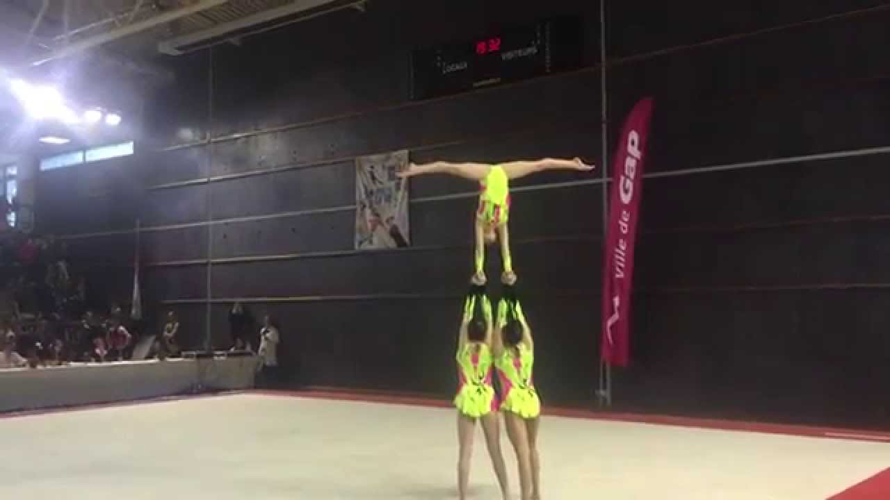 FEMINA SPORT MONACO - 1/2 FINALES - GAP 2015 - TRIO ESPOIR MC STATIQUE