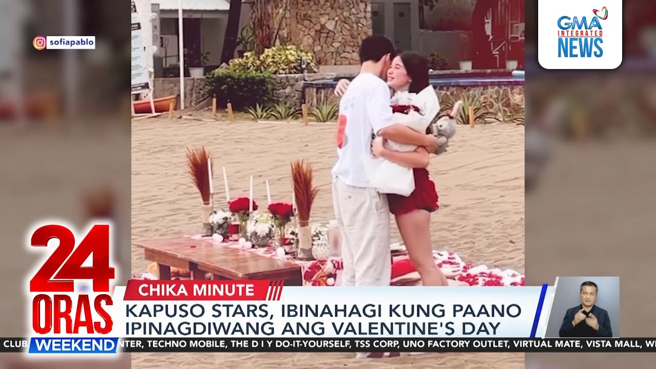 Kapuso stars, ibinahagi kung paano ipinagdiwang ang Valentine's Day | 24 Oras Weekend