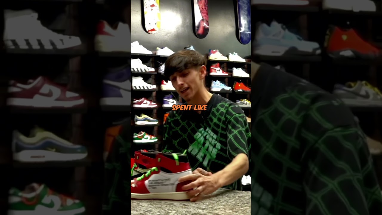 He Paid $1,500 For FAKE Sneakers?!?😳 #ramitheicon #sneakers #shorts