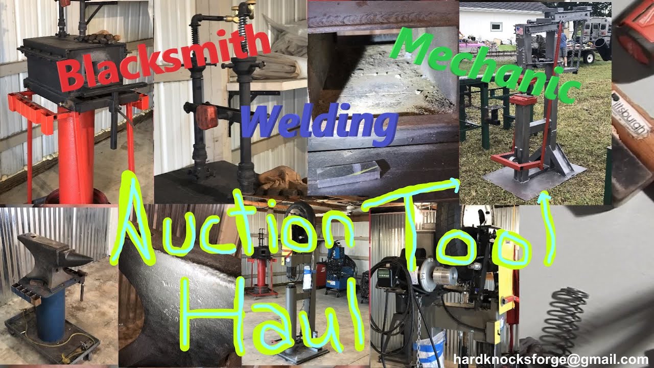 Blacksmith Welding and Mechanic Auction Tool Haul