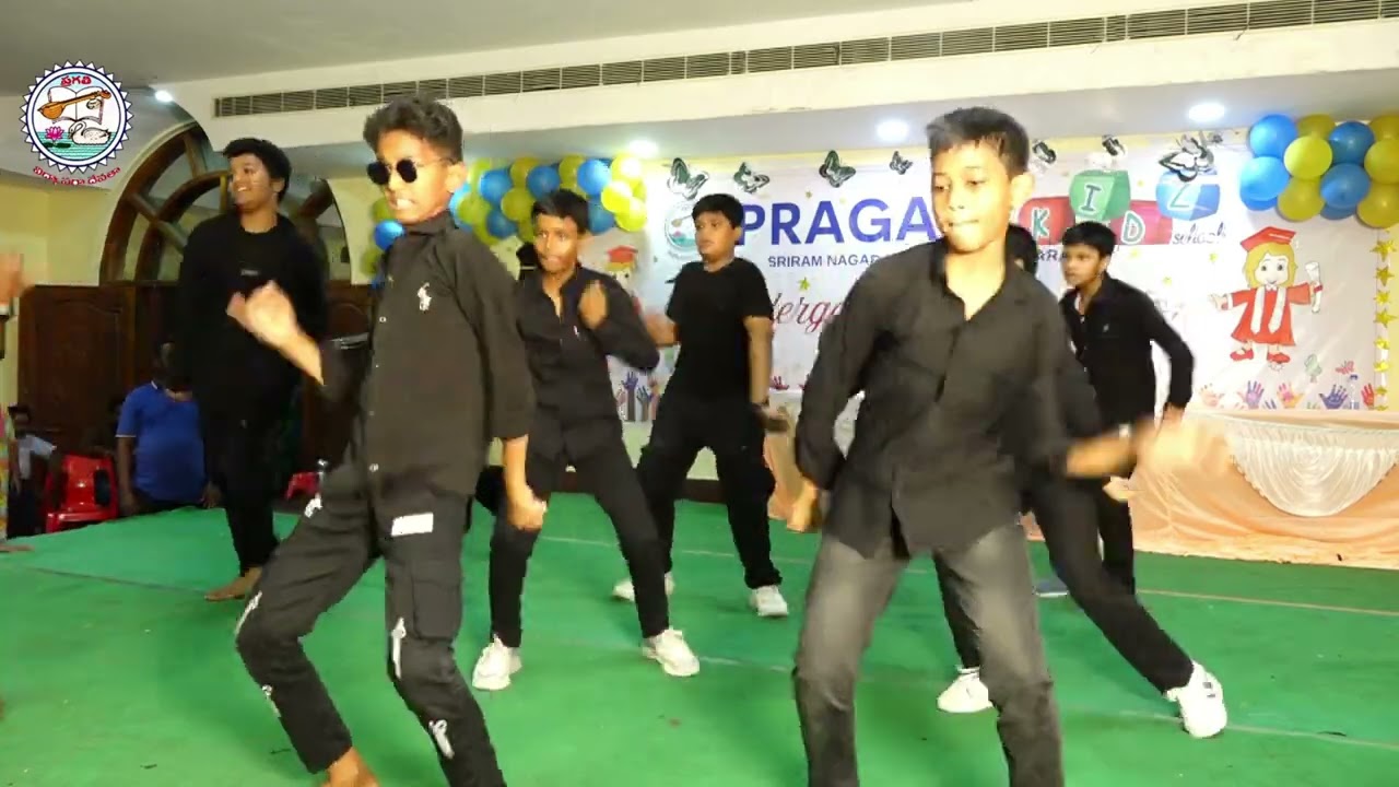 PRAGATI KDZ SCHOOL KG GRADUATION 2024-25 ENERGETIC SONG BY VII BOYS