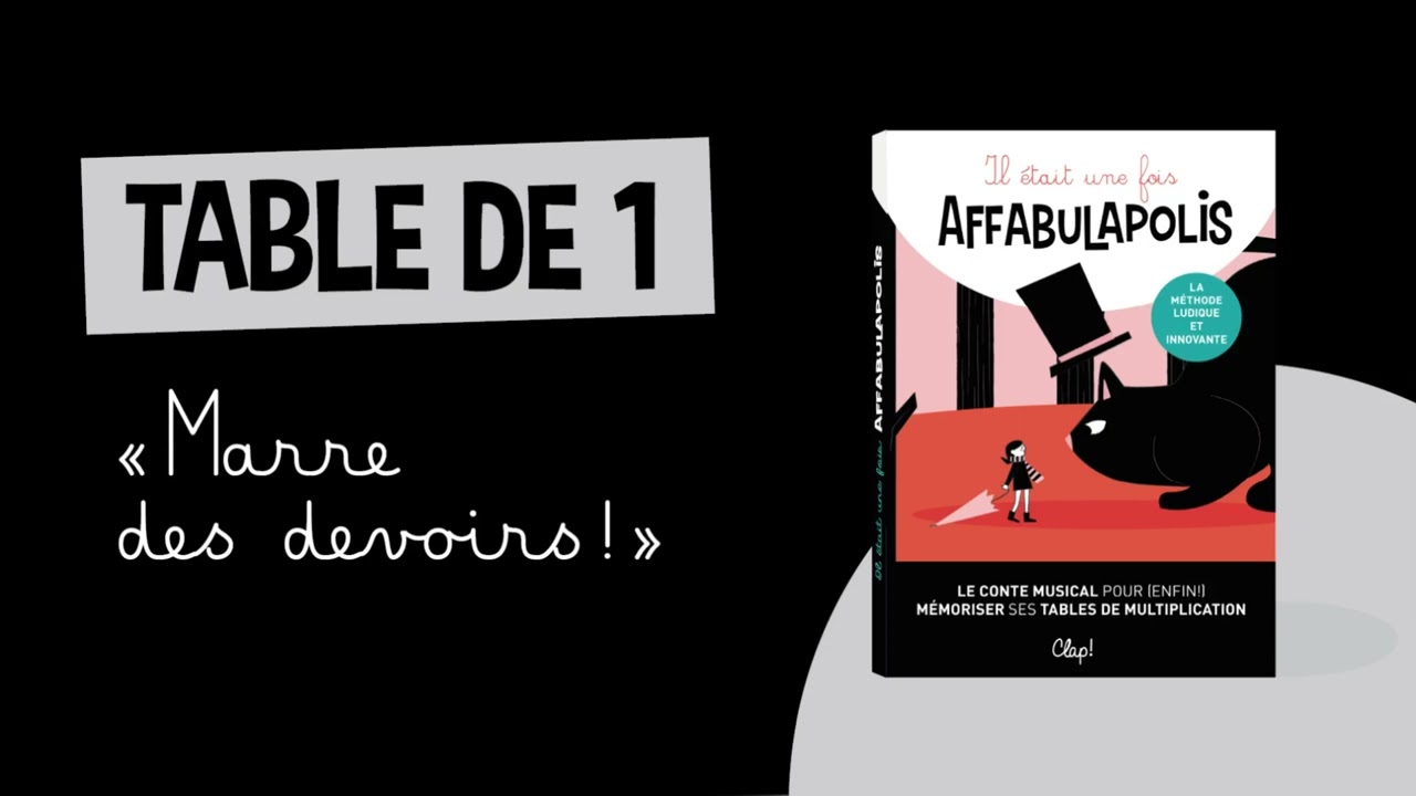 Table de 1: Marre des devoirs (Affabulapolis)
