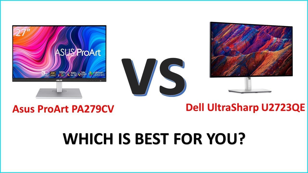 Asus ProArt PA279CV vs Dell UltraSharp U2723QE Full Comparison On Aliexpress On Amazon