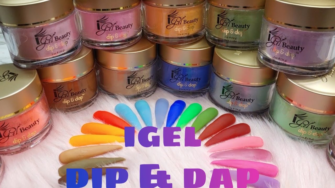 IGEL DIP & DAP REVIEW AND SWATCHES/ARE THEY WORTH IT?🤔