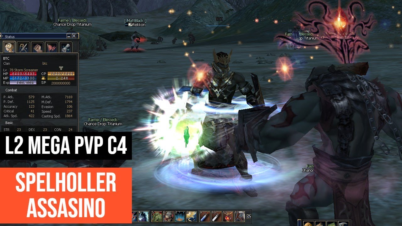 Storm Screamer SpellHoller PvP Lineage 2 - L2 MEGA PVP C4 O PVP NÃO PODE PARAR
