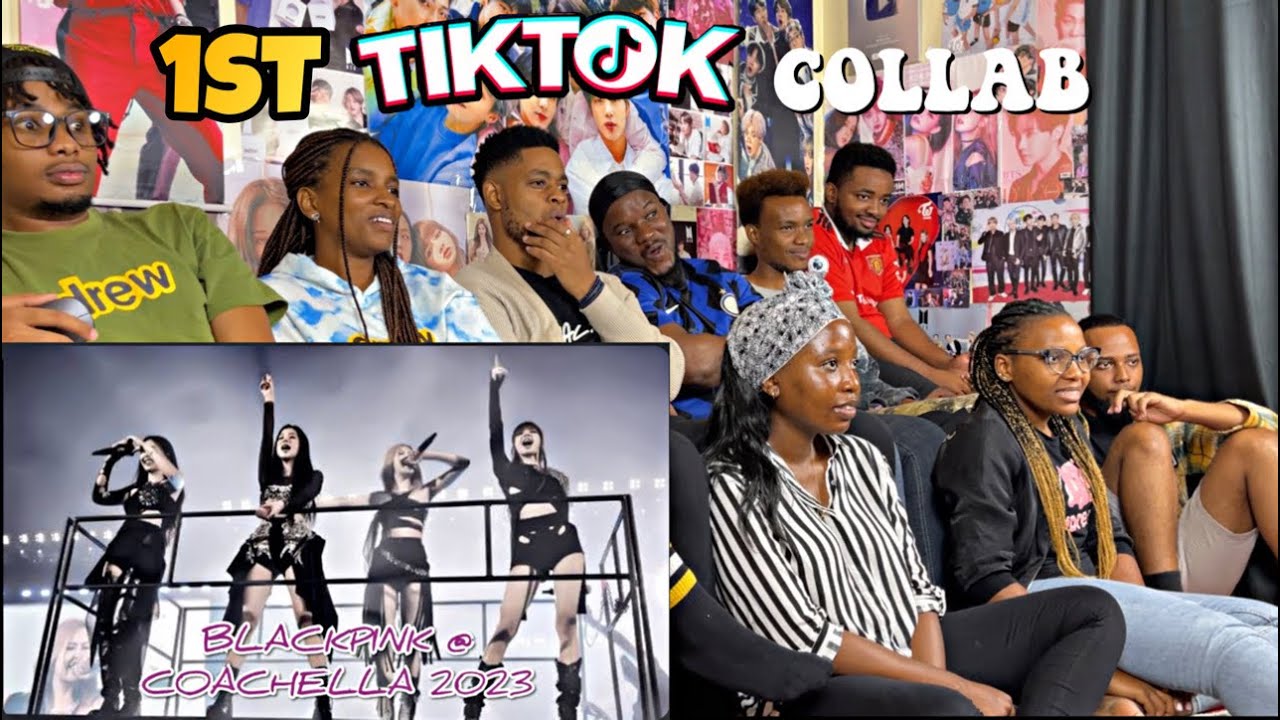 Ютуберы K-pop объединились и впервые посмотрели подборку Blackpink Coachella 2023 в TikTok!!