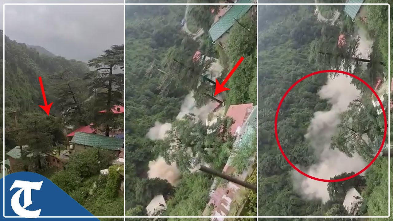 Another landslide in Shimla, 4-5 houses collapse in Krishna Nagar area