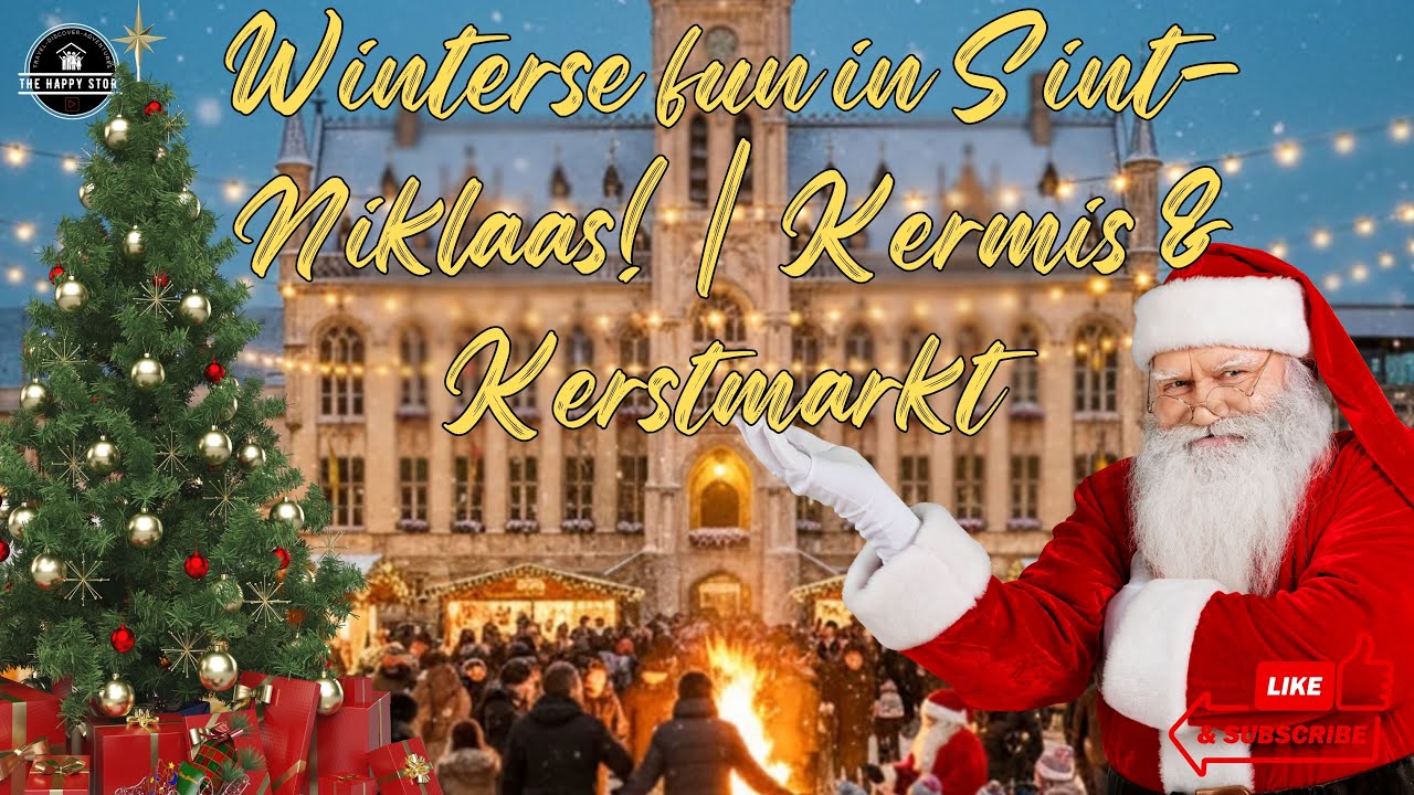 #200 Winterse Fun in #Sint-Niklaas!   Kermis & Kerstmarkt 13/12/2025