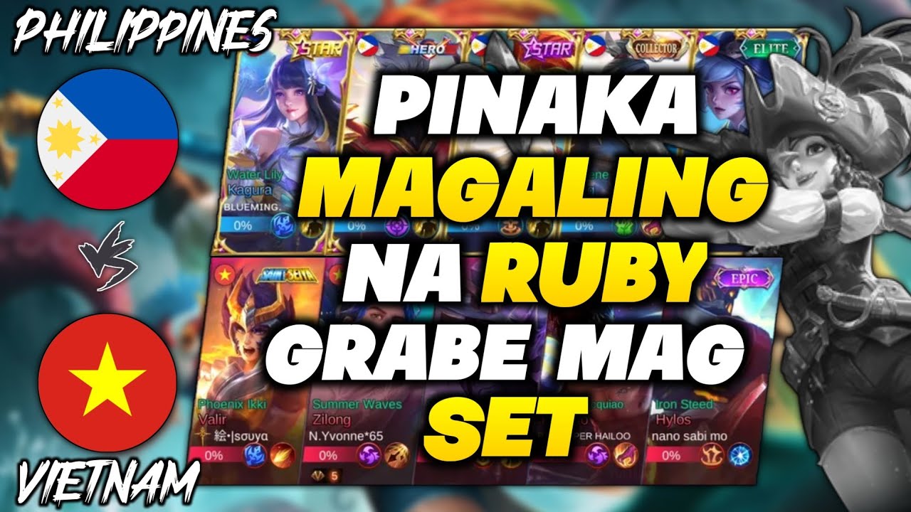 Pinaka Magaling na RUBY Grabe Mag SET Sobrang Angas - National Arena Contest - MLBB