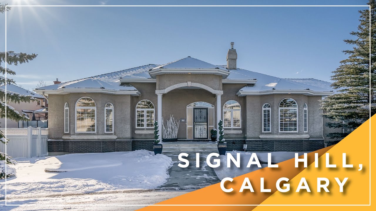 Calgary Real Estate Property Video Tour Production - 468 Sierra Madre Ct SW